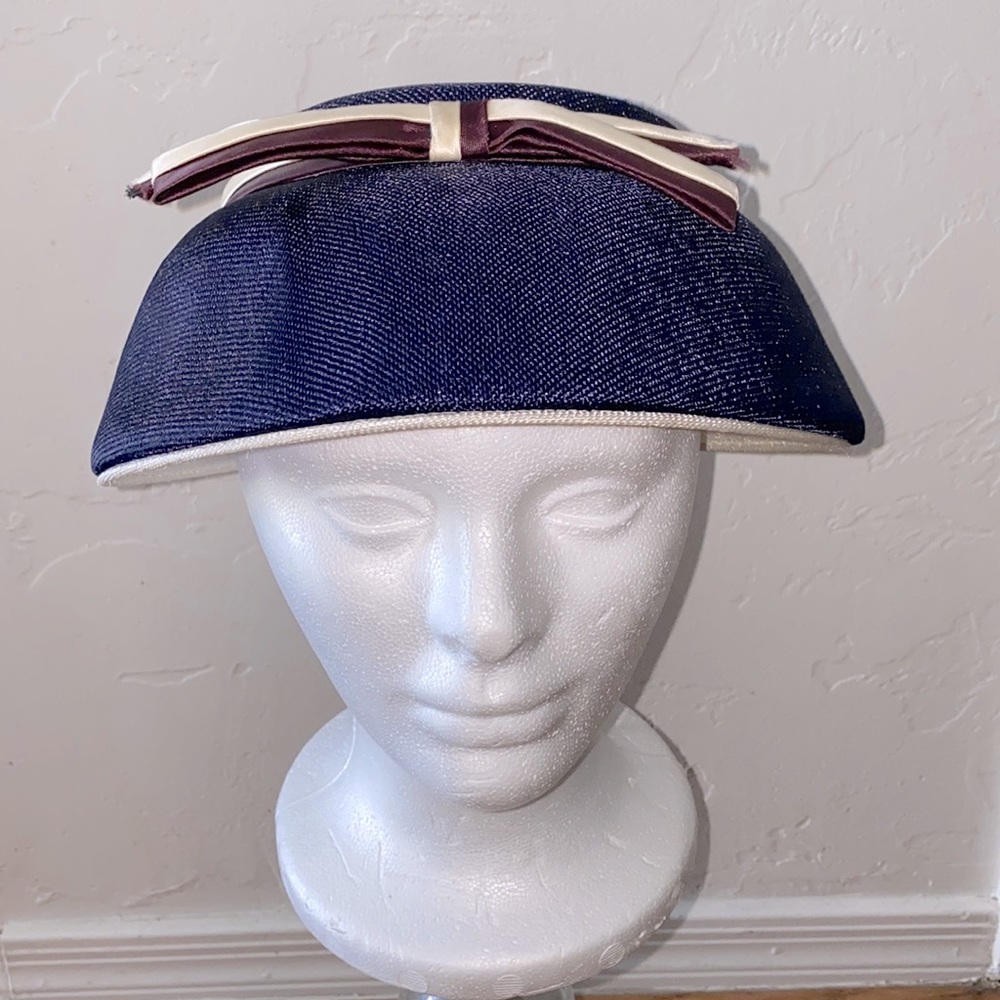 Vintage Navy Blue Hat